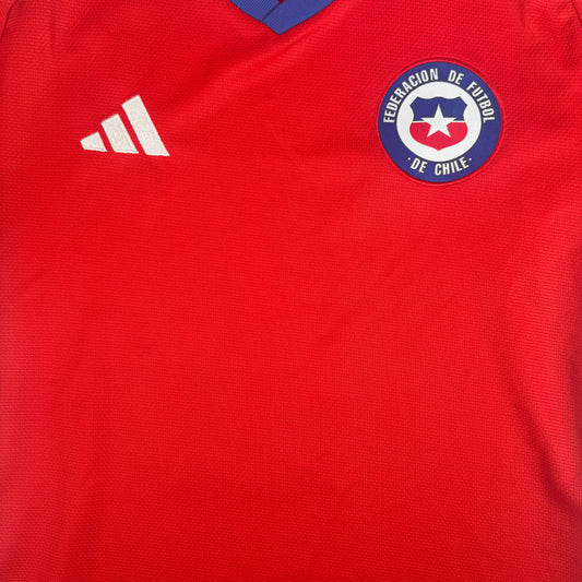 Chile 2022/2023/2024 Home Football Shirt Small – Football Shirt Kingdom