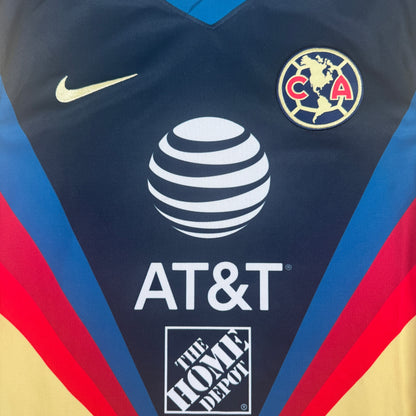 Club America 2020/2021 Home Football Shirt Medium — front close-up