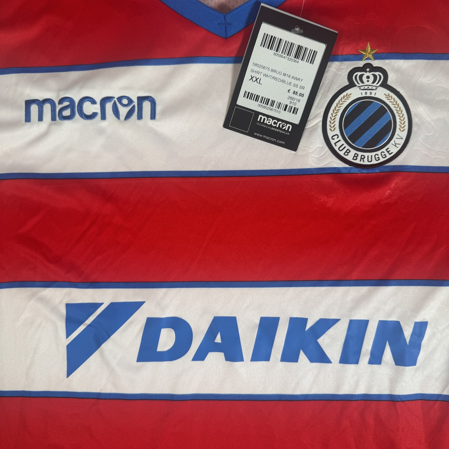 Club Brugge 2018/2019 Away Football Shirt XXL BNWT