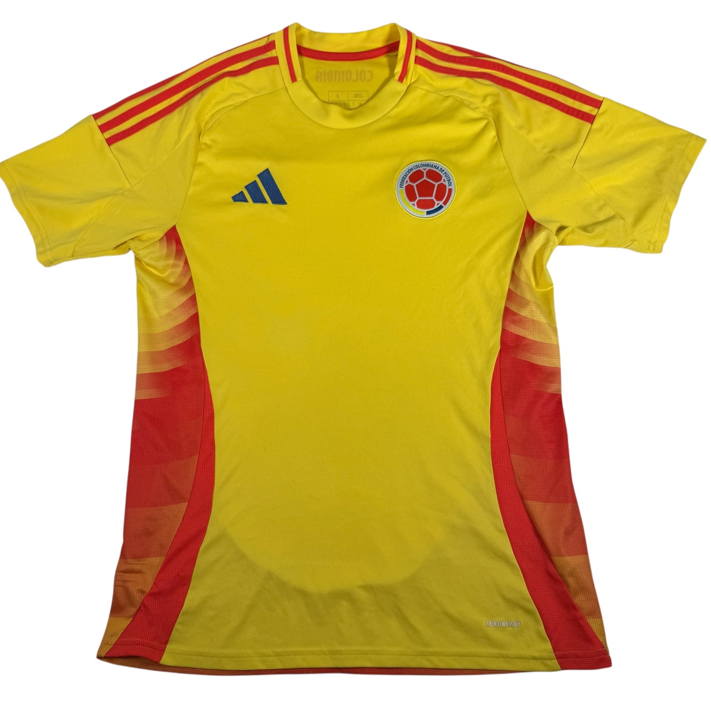 Colombia 2024/2025 Home Football Shirt Large – Football Shirt Kingdom