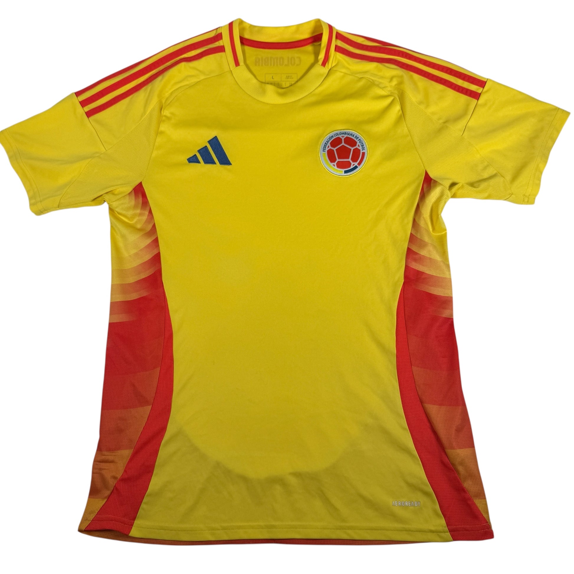 Colombia 2024/2025 Home Football Shirt Large – Football Shirt Kingdom