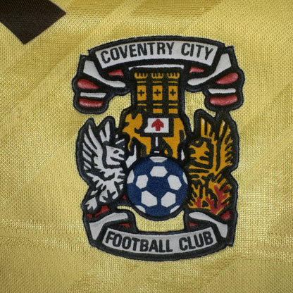 Coventry City 1989/1990/1991 away football shirt, size Large