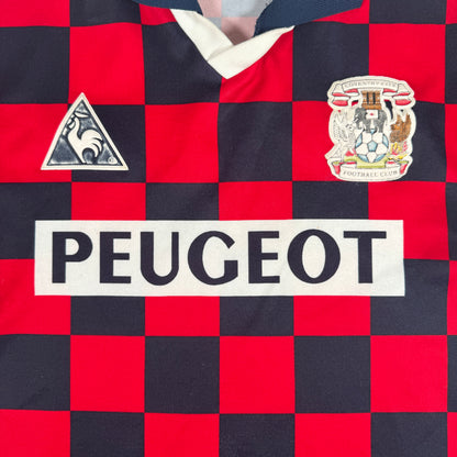 Coventry City 1996/1997 Away Football Shirt Medium — front close-up