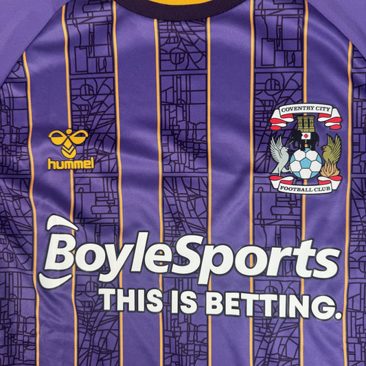 Coventry City 2022/2023 Away Long Sleeve Football Shirt Large