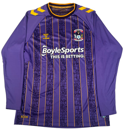 Coventry City 2022/2023 Away Long Sleeve Football Shirt Large — full front view