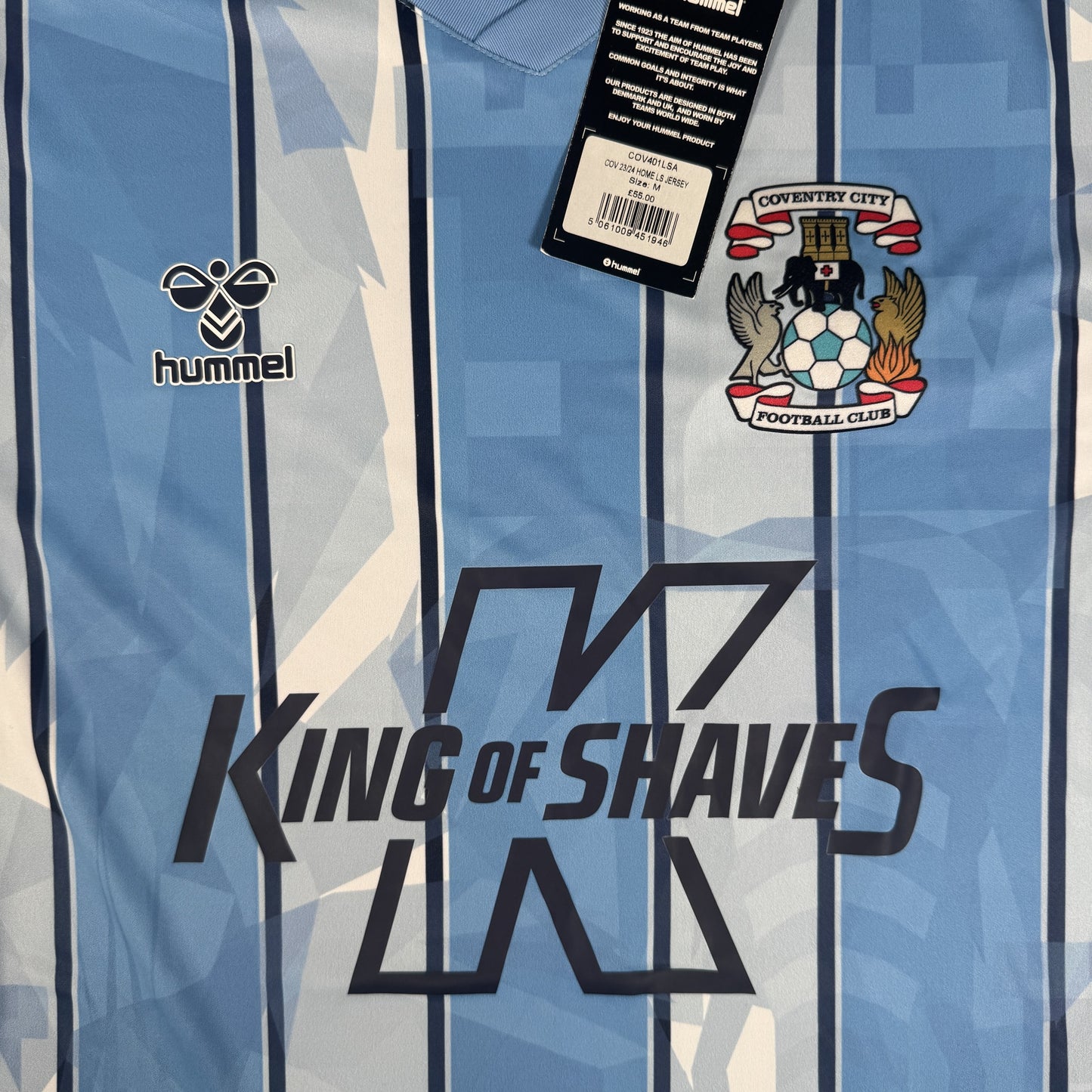 Coventry City 2023/2024 Home Long Sleeve Football Shirt Medium BNWT
