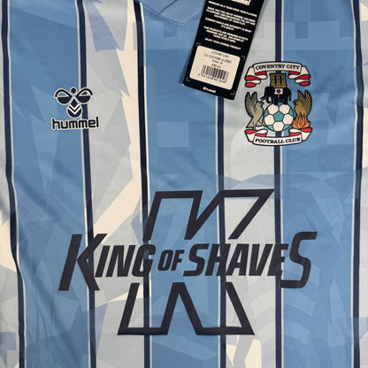 Coventry City 2023/2024 Home Long Sleeve Football Shirt Medium BNWT — front close-up