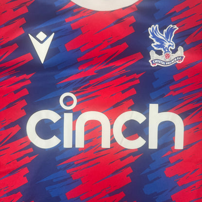 Crystal Palace 2022/2023 Home Football Shirt Large — front close-up