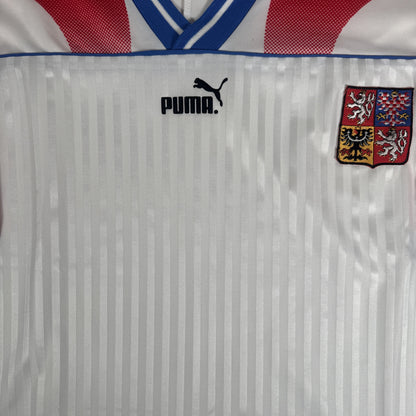 Czech Republic 1995/1996 Away Football Shirt Large