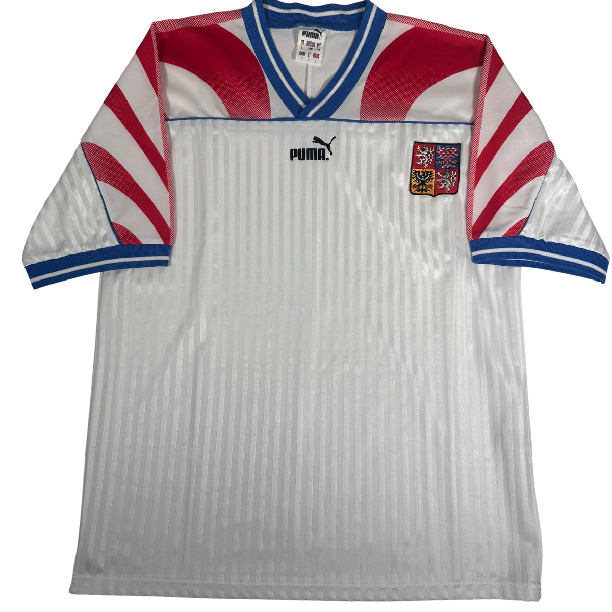 Czech Republic 1995/1996 Away Football Shirt Large
