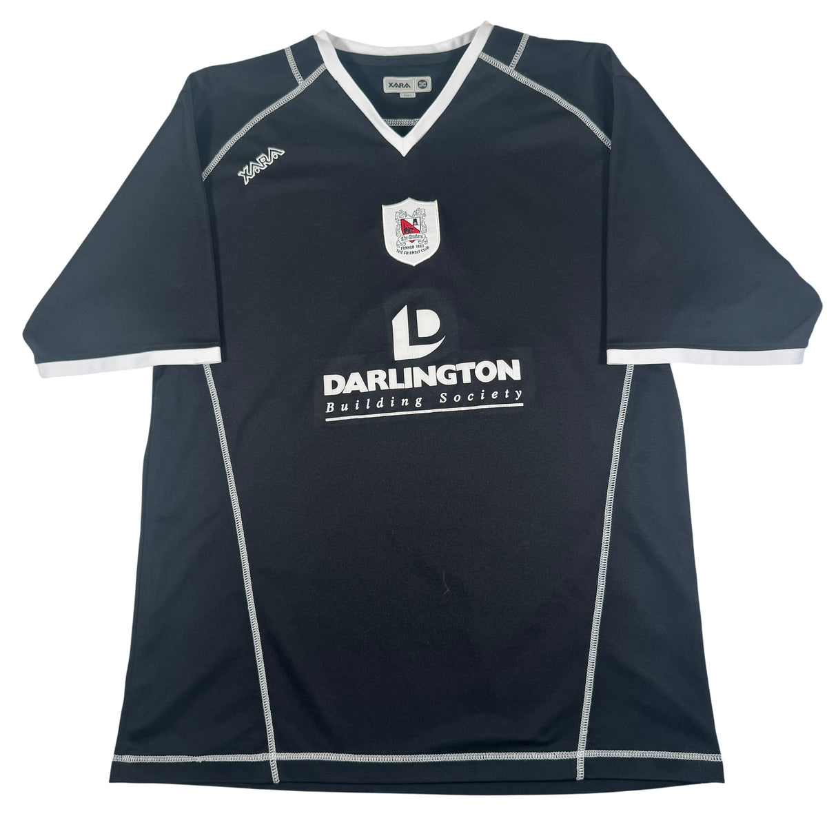 Front of Darlington 2004/2005 away football shirt, size Large
