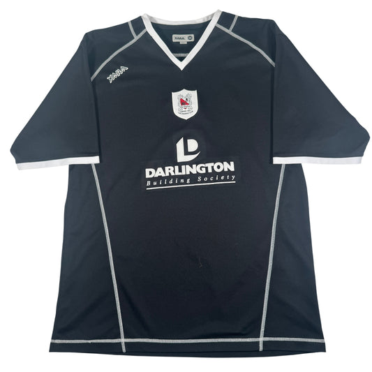 Front of Darlington 2004/2005 away football shirt, size Large