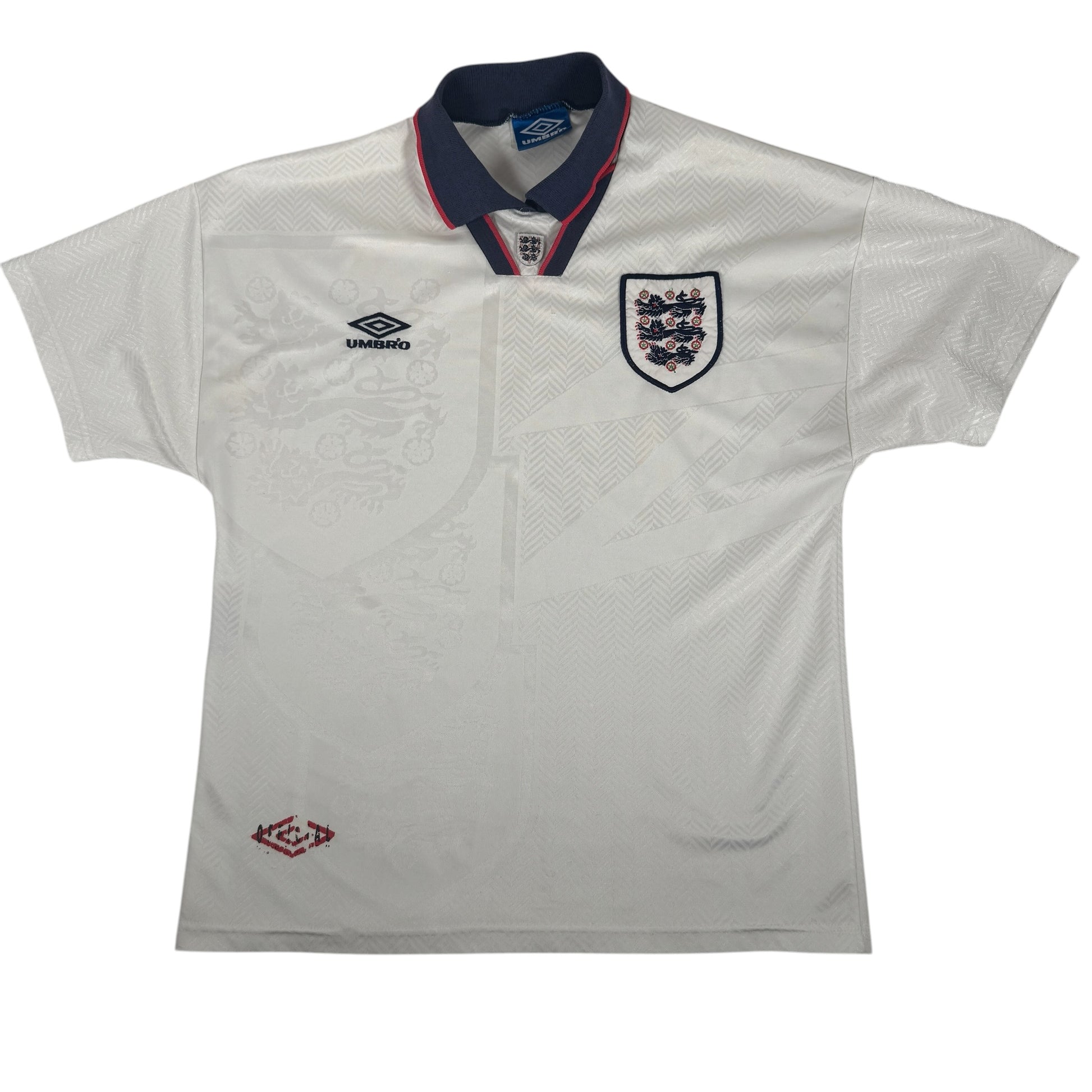 England 1993/1994/1995 Home Football Shirt Medium – Football Shirt Kingdom