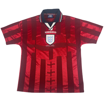 Front of England 1998/1999/2000 away football shirt, size Medium