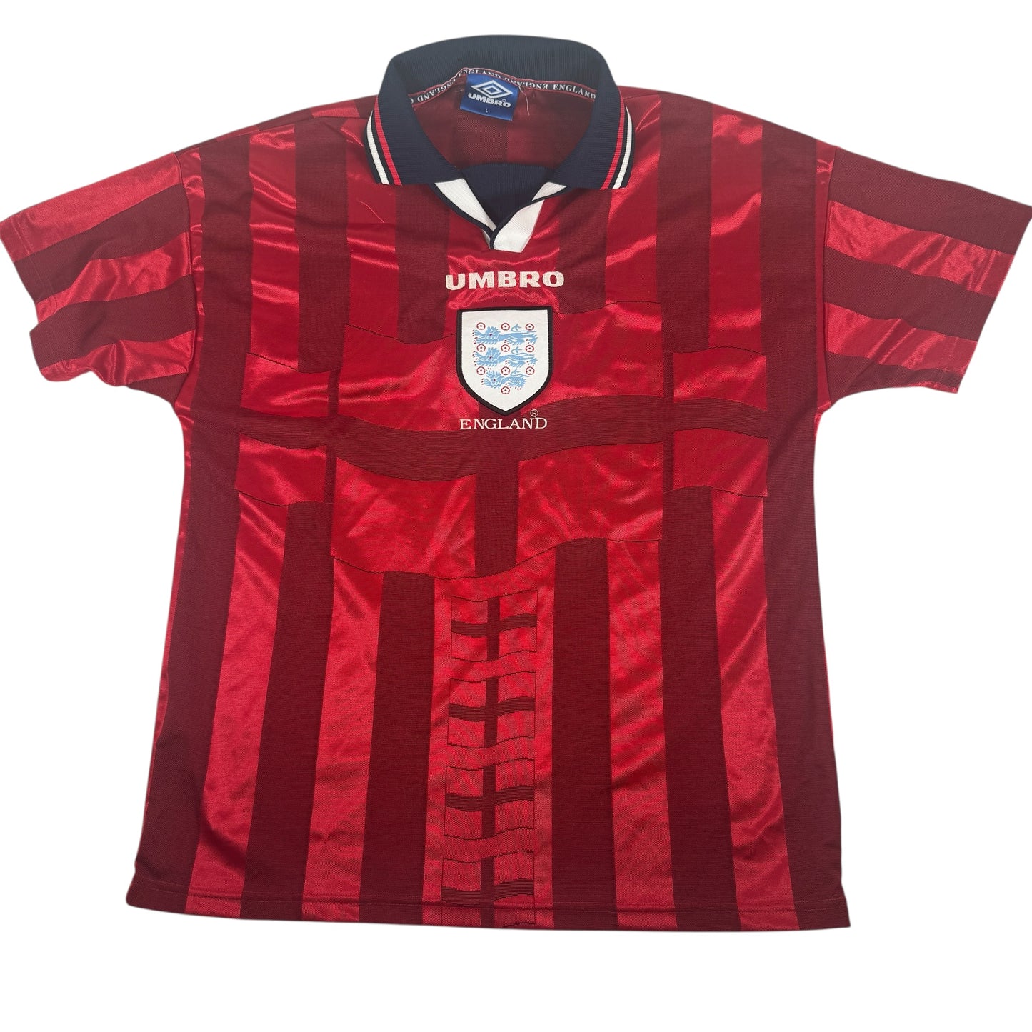 England 1998/1999/2000 Away Football Shirt Large – Football Shirt Kingdom