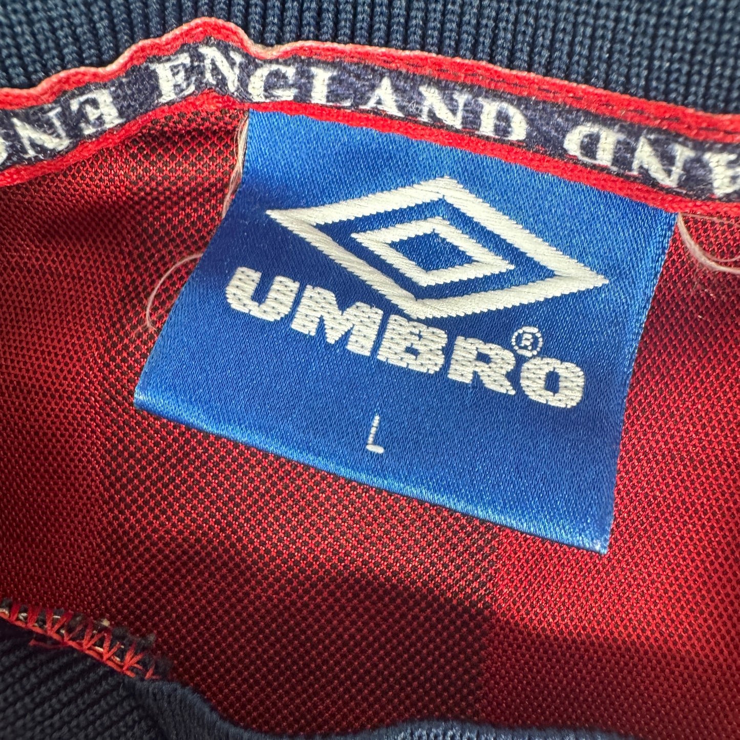 England 1998/1999/2000 Away Football Shirt Large – Football Shirt Kingdom