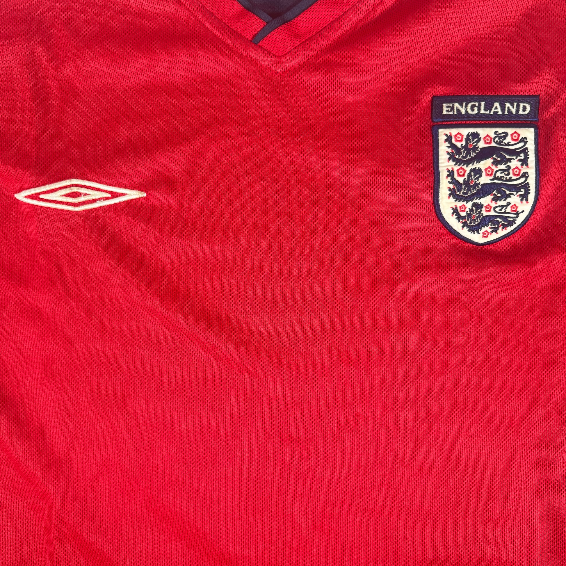 England 2002/2003/2004 Away Football Shirt Large – Football Shirt Kingdom