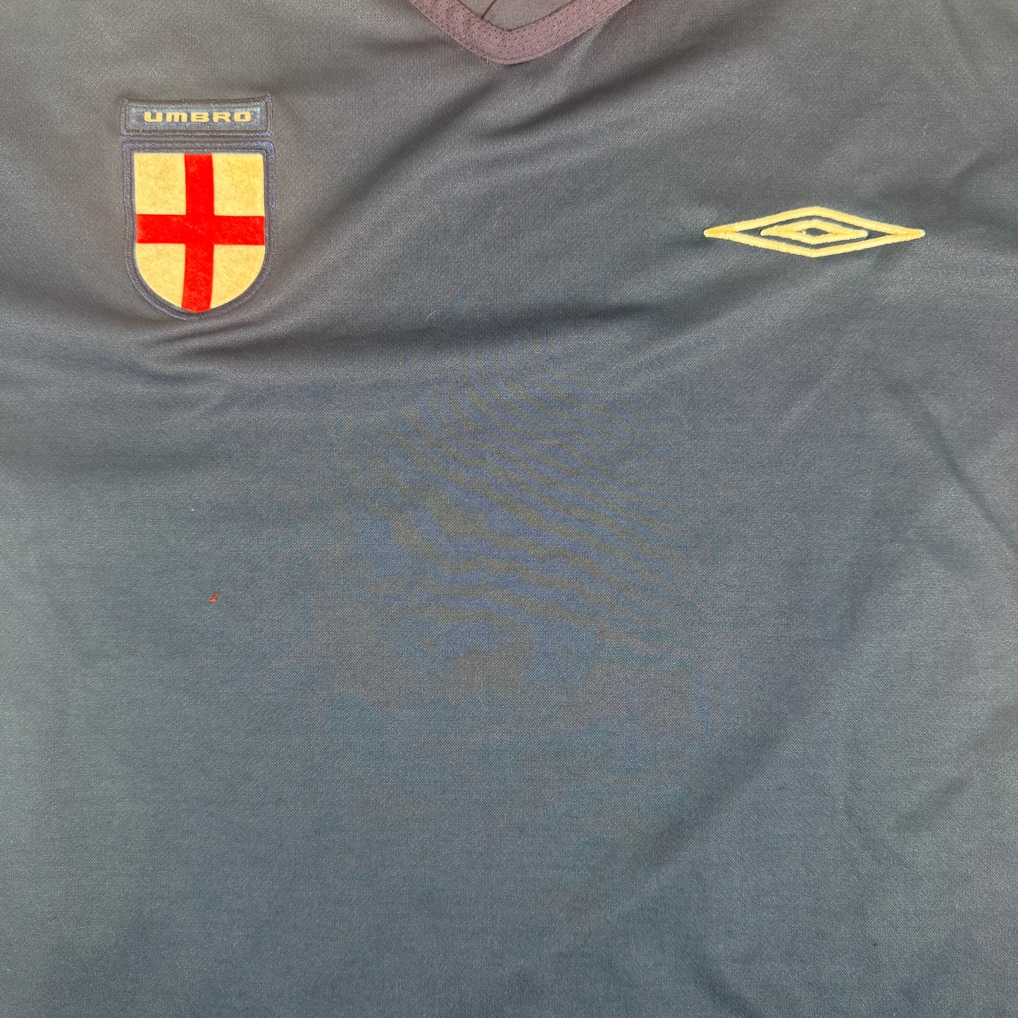 England 2002/2003/2004 Away Football Shirt Large – Football Shirt Kingdom