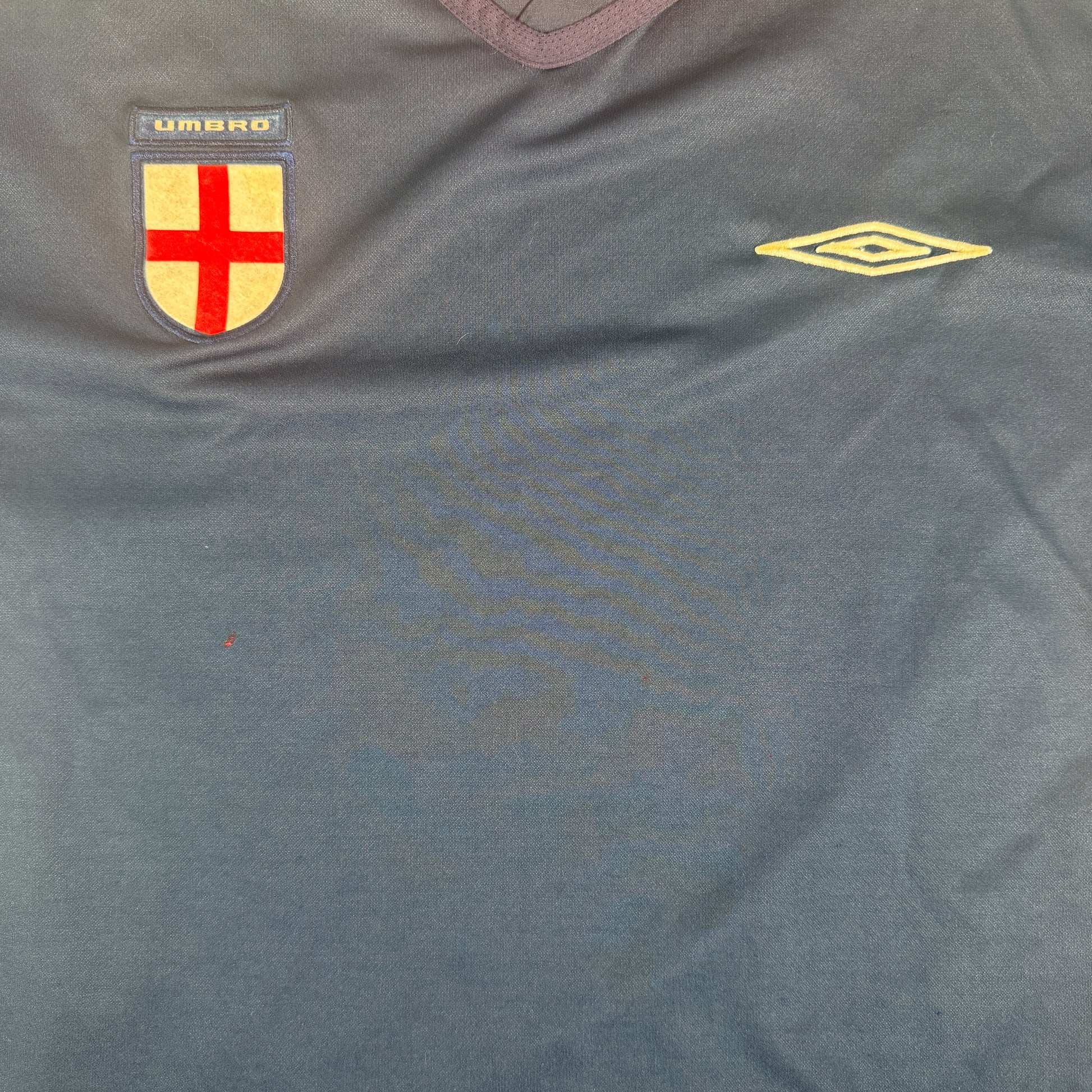 England 2002/2003/2004 Away Football Shirt Large – Football Shirt Kingdom