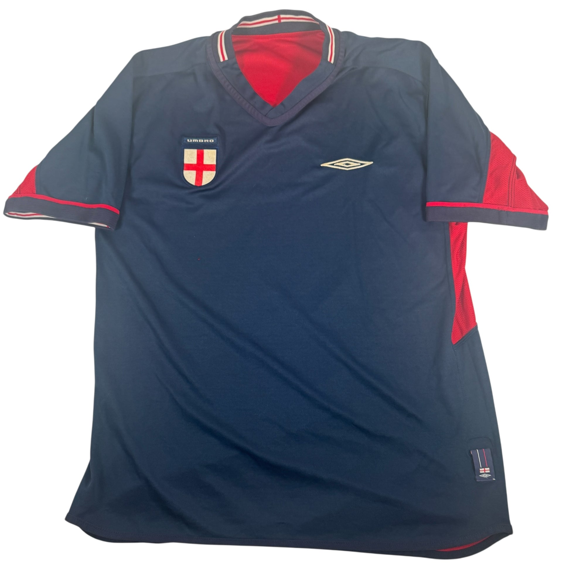 England 2002/2003/2004 Away Football Shirt Large – Football Shirt Kingdom