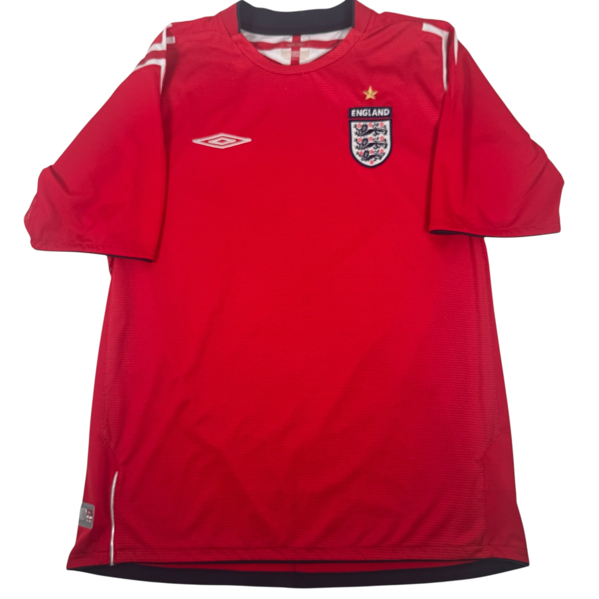 England 2004/2005/2006 Away Football Shirt Large – Football Shirt Kingdom