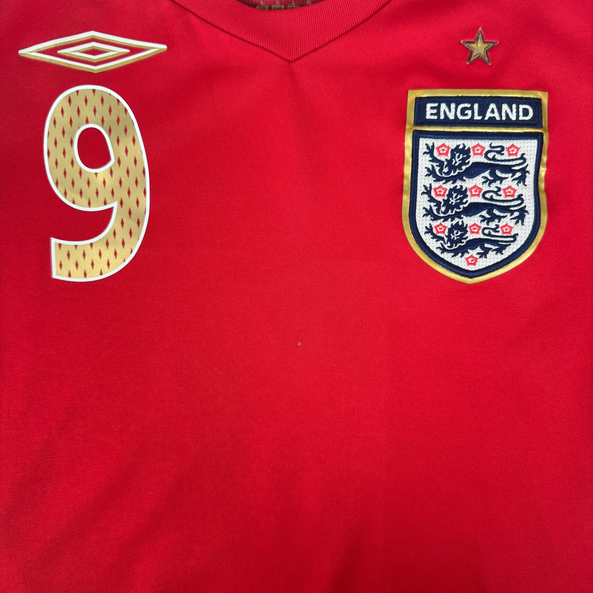 ROONEY 9 England 2006/2007/2008 Away Football Shirt Large – Football Shirt Kingdom