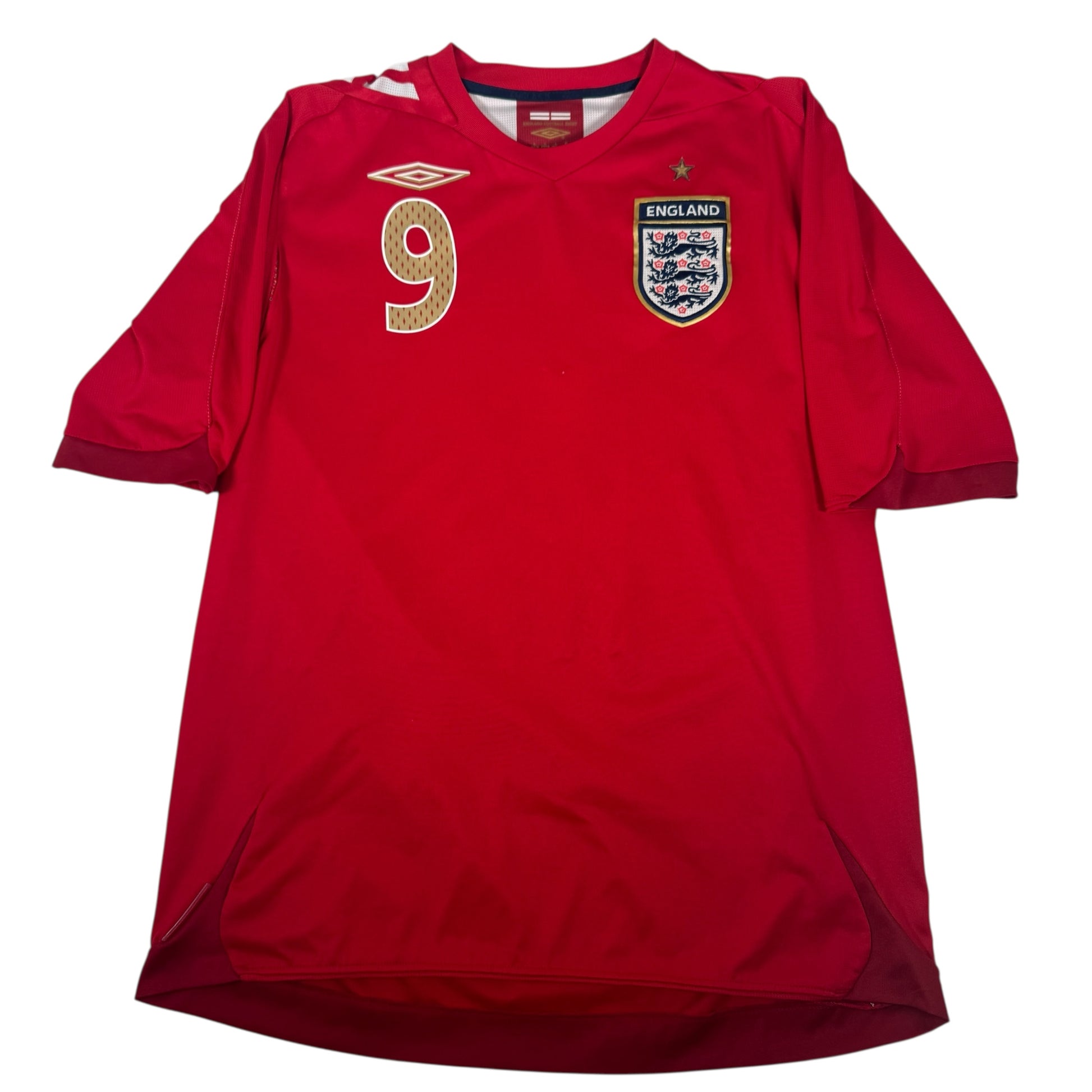ROONEY 9 England 2006/2007/2008 Away Football Shirt Large – Football Shirt Kingdom