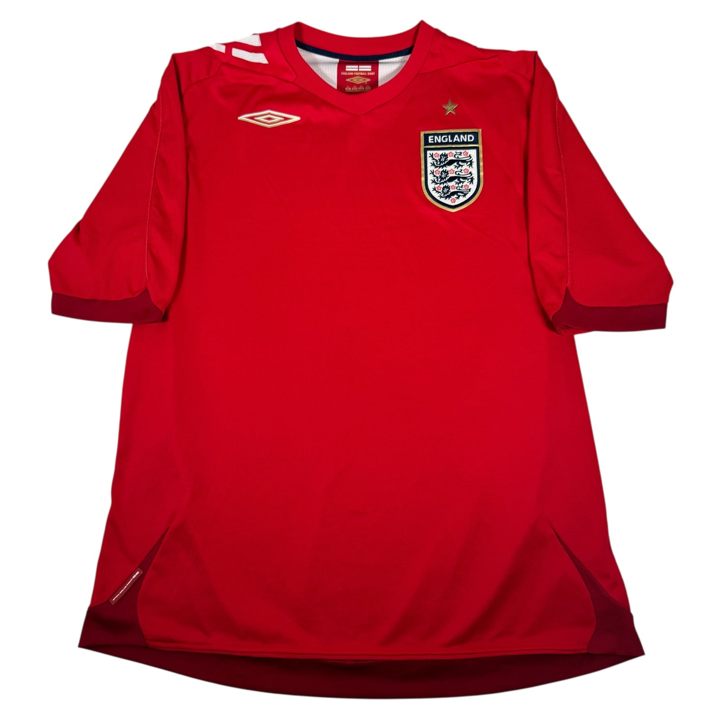 England 2006/2007/2008 Away Football Shirt XL – Football Shirt Kingdom