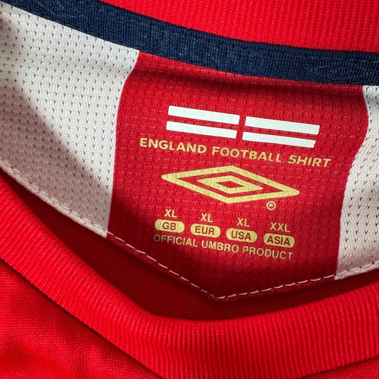 England 2006/2007/2008 Away Football Shirt XL – Football Shirt Kingdom