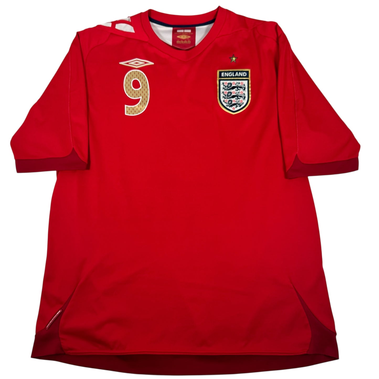 ROONEY 9 England 2006/2007/2008 Away Football Shirt XL – Football Shirt Kingdom