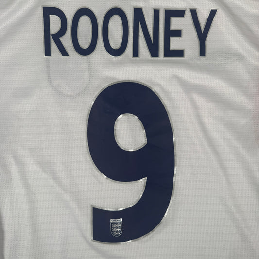 ROONEY 9 England 2006/2007/2008 Home Football Shirt Medium – Football Shirt Kingdom