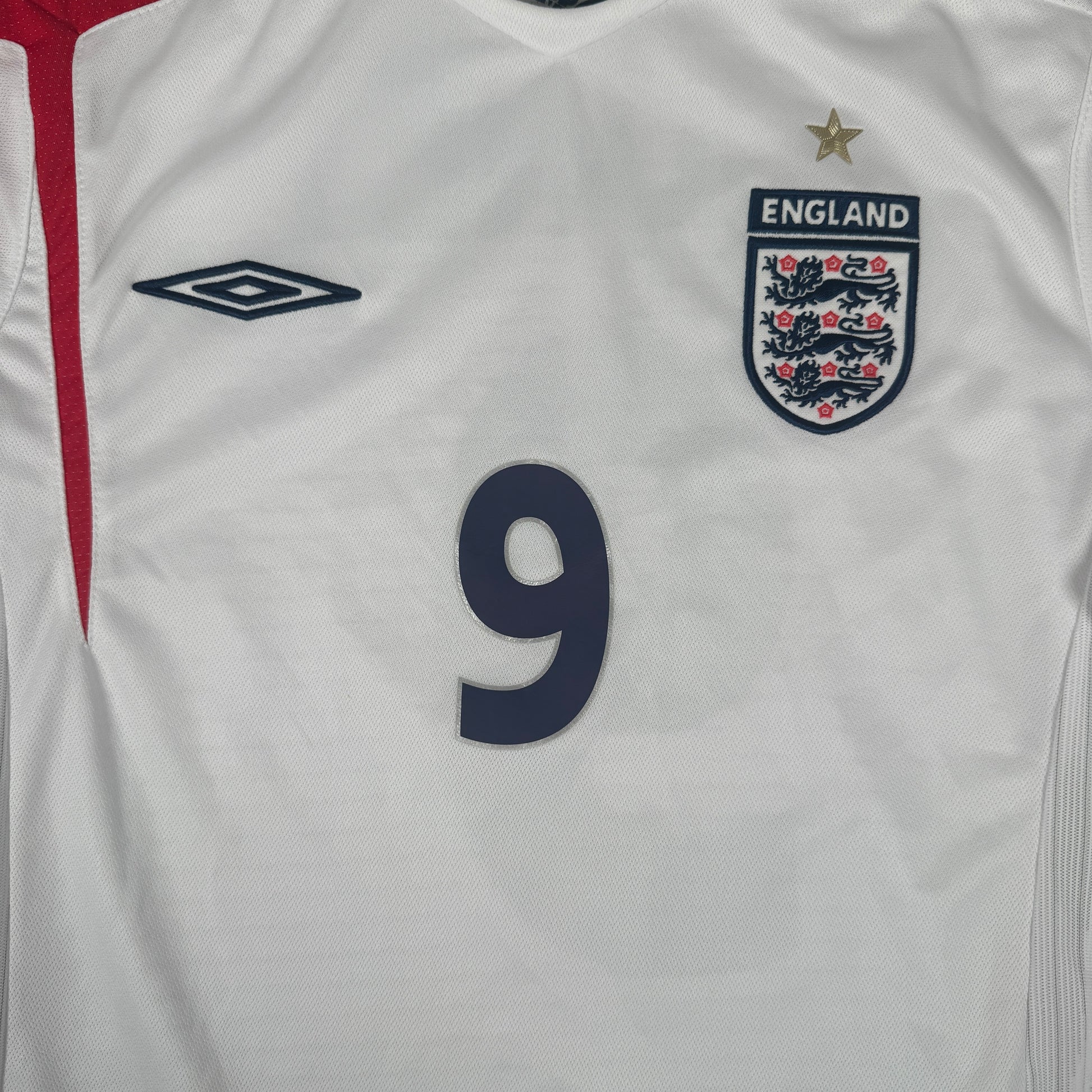 ROONEY 9 England 2006/2007/2008 Home Football Shirt Medium – Football Shirt Kingdom