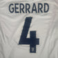 GERRARD 4 England 2006/2007/2008 Home Football Shirt Medium – Football Shirt Kingdom