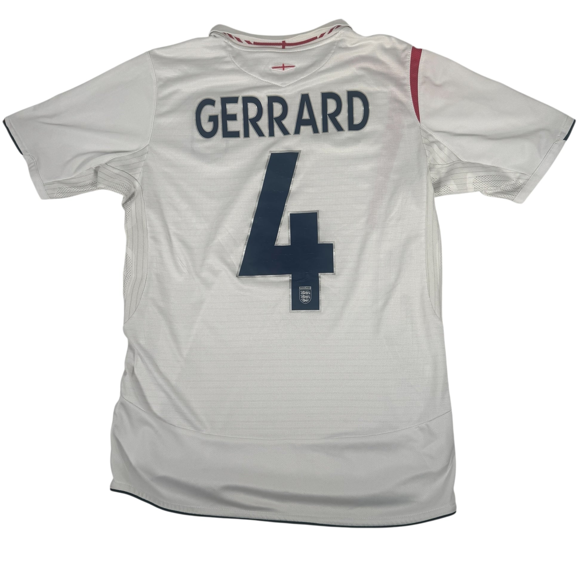 GERRARD 4 England 2006/2007/2008 Home Football Shirt Medium – Football Shirt Kingdom