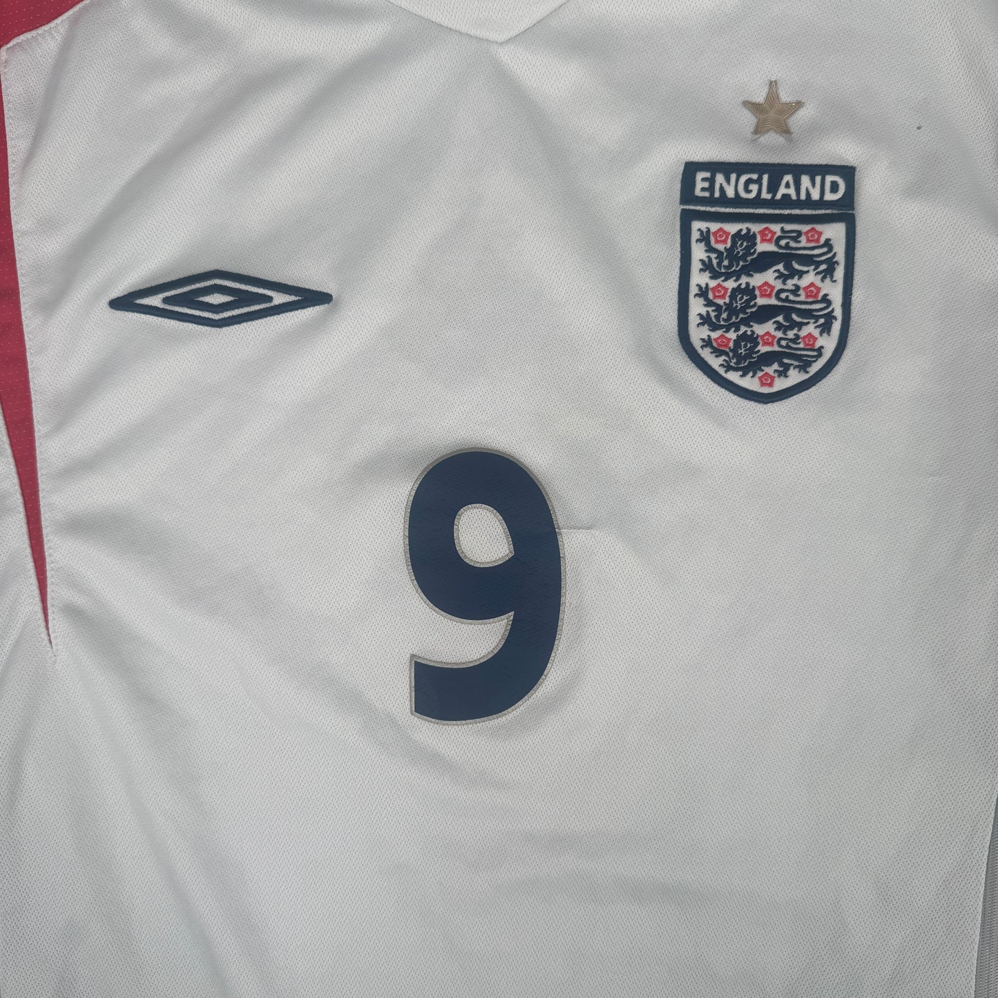 ROONEY 9 England 2006/2007/2008 Home Football Shirt Medium – Football Shirt Kingdom