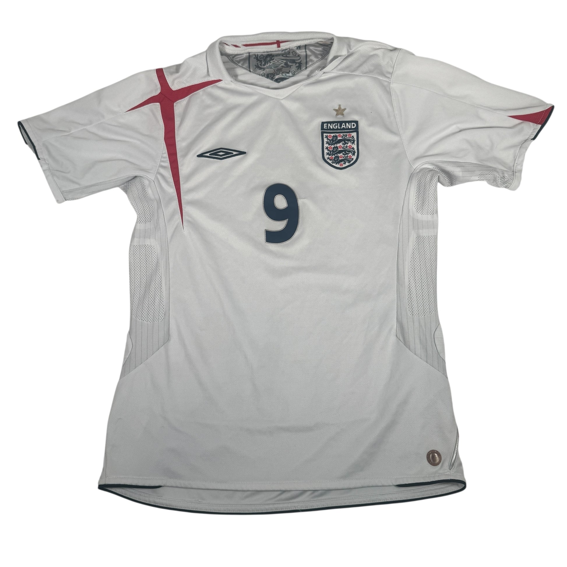 ROONEY 9 England 2006/2007/2008 Home Football Shirt Medium – Football Shirt Kingdom