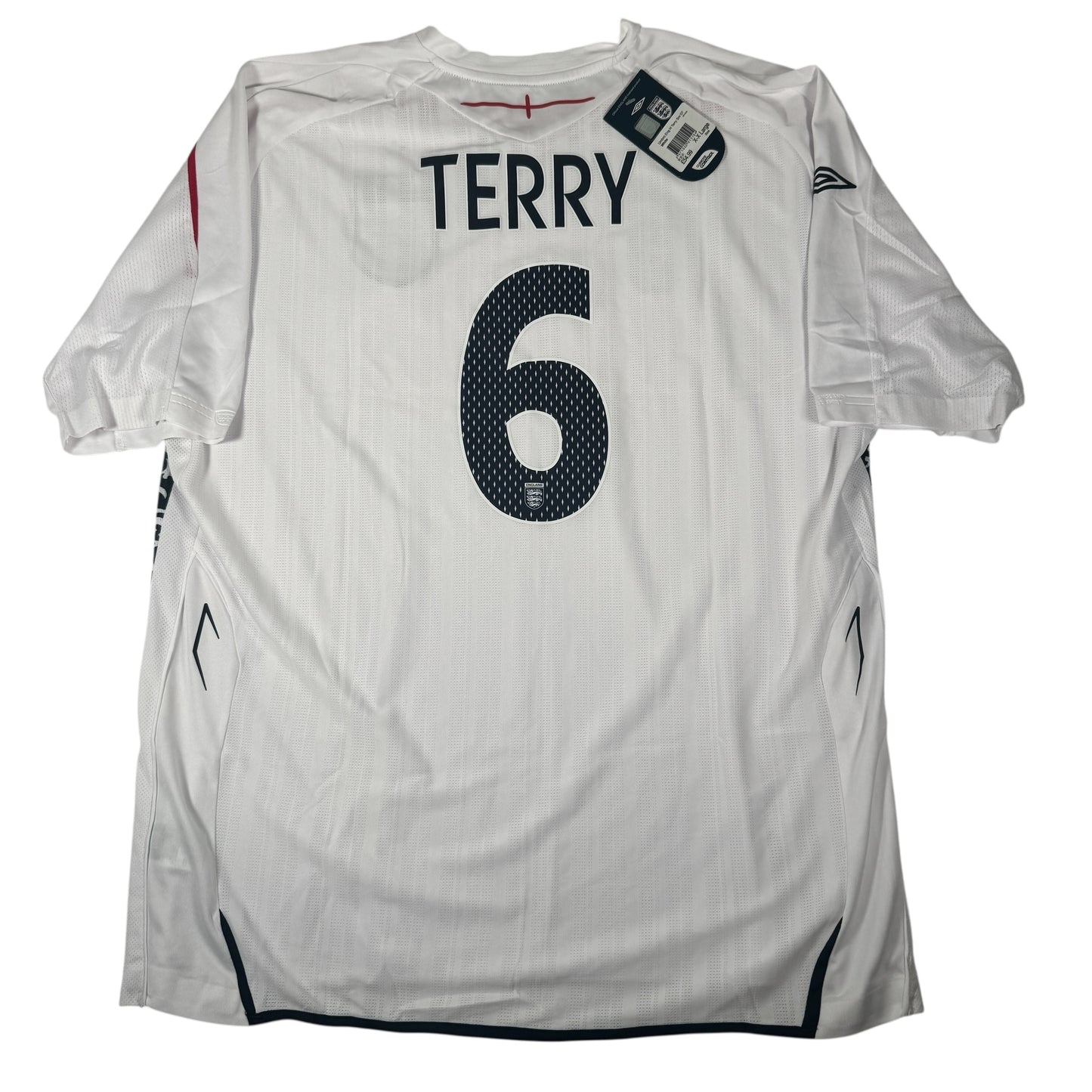 TERRY 6 England 2007/2008/2009 Home Football Shirt XXL 2XL BNWT – Football Shirt Kingdom