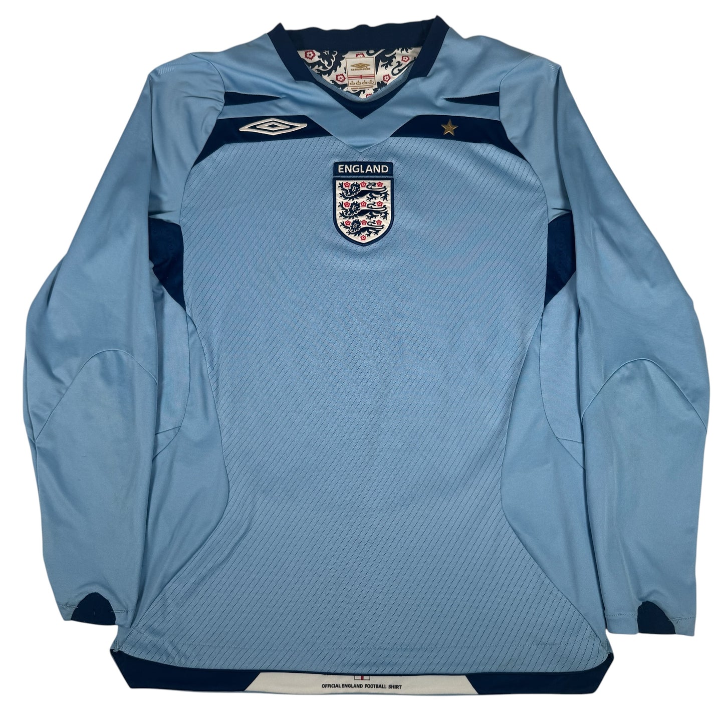 England 2008/2009/2010 Goalkeeper Long Sleeve Football Shirt Small – Football Shirt Kingdom