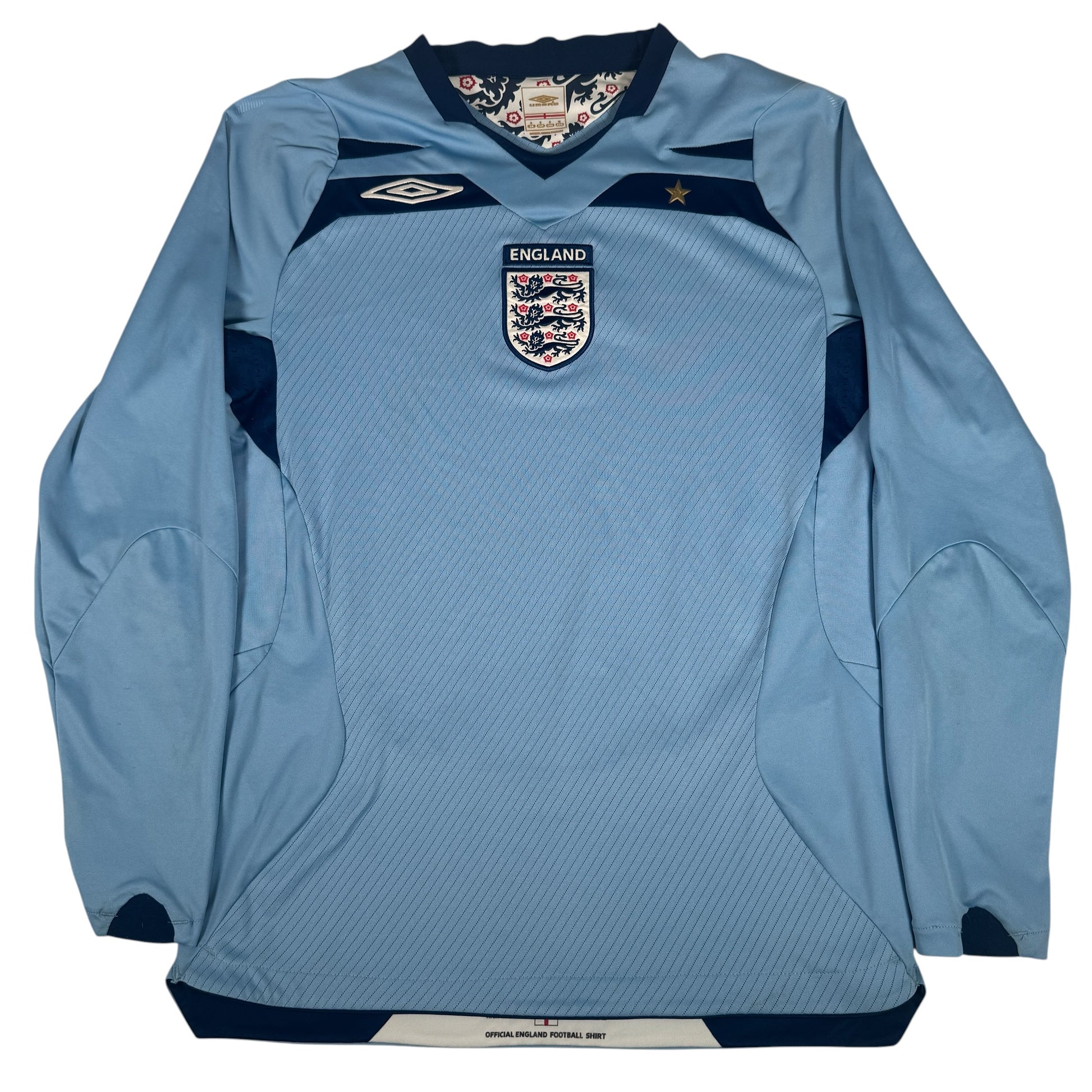 England 2008/2009/2010 Goalkeeper Long Sleeve Football Shirt Small – Football Shirt Kingdom