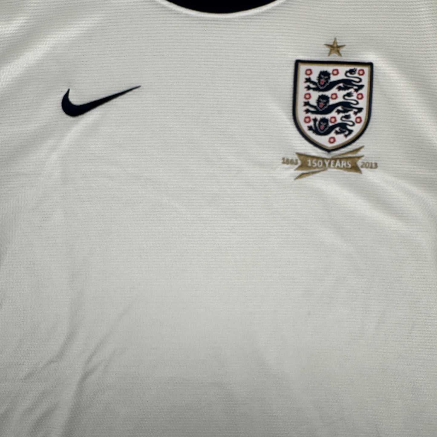 England 2013/2014 150th Anniversary Home Football Shirt Large – Football Shirt Kingdom