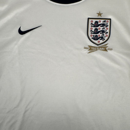 England 2013/2014 150th Anniversary Home Football Shirt Large – Football Shirt Kingdom