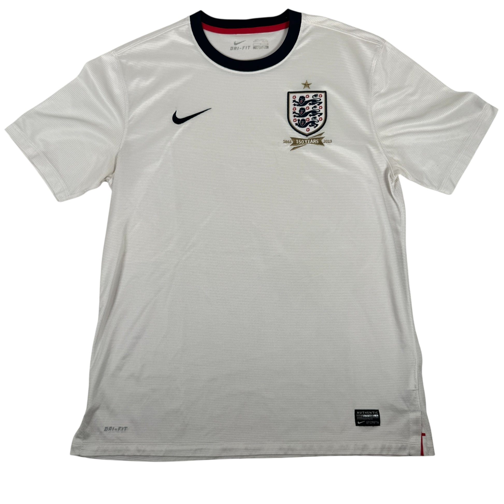 England 2013/2014 150th Anniversary Home Football Shirt Large – Football Shirt Kingdom