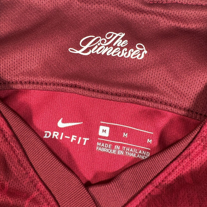 Size label inside England 2019/2020/2021 away football shirt, size Medium