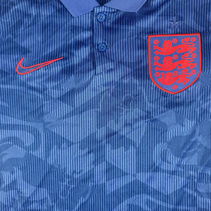 Close-up of England 2020/2021/2022 away football shirt, size Medium