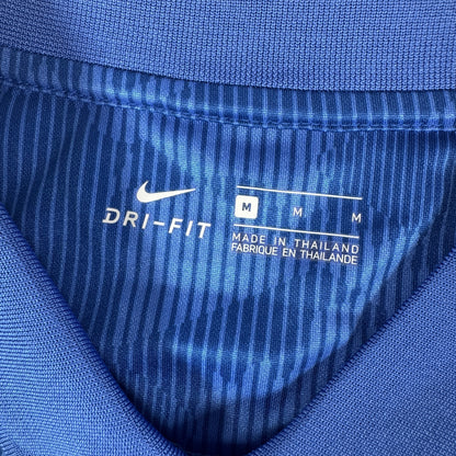 Size label inside England 2020/2021/2022 away football shirt, size Medium