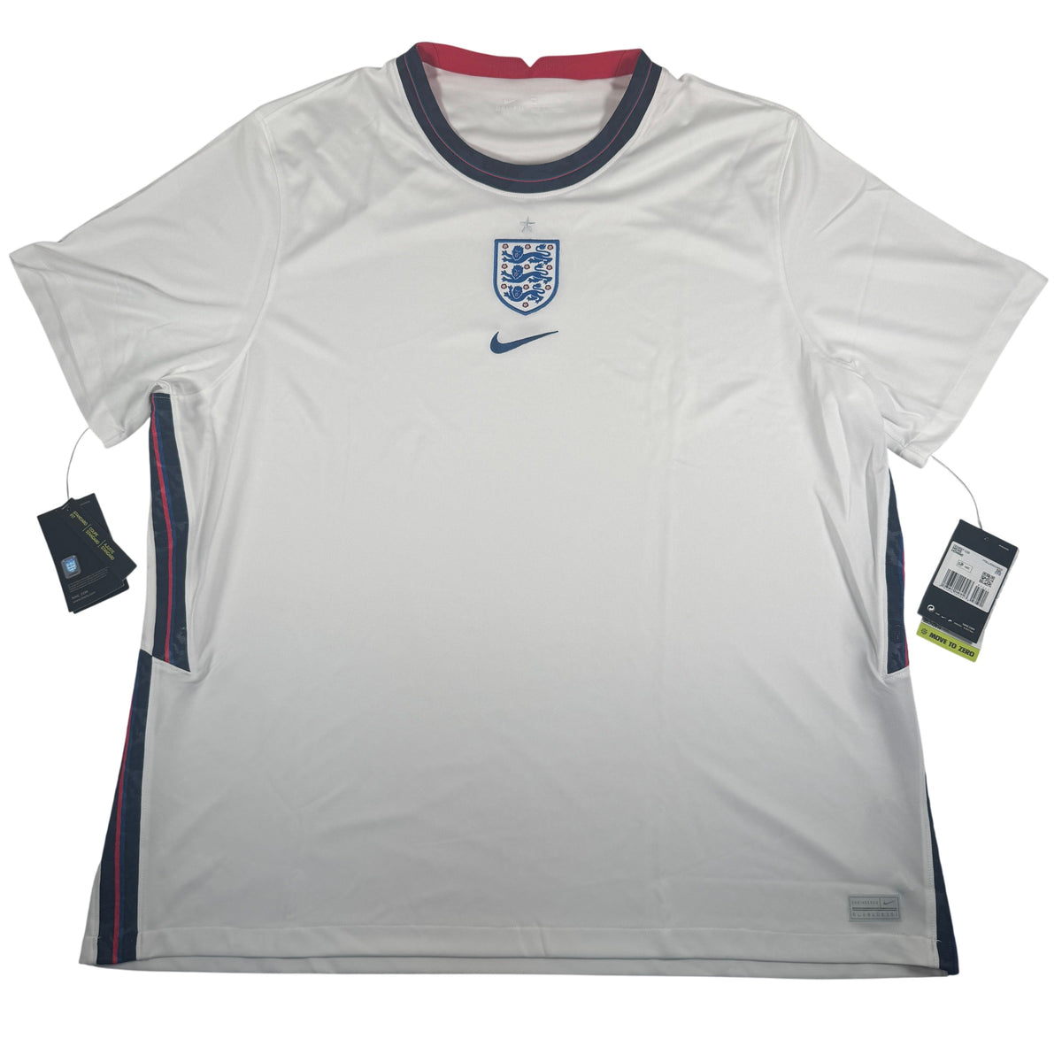 Front of England 2020/2021/2022 home football shirt, size 3XL