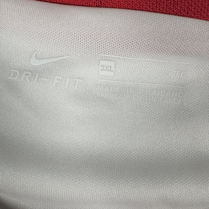 Size label inside England 2020/2021/2022 home football shirt, size 3XL