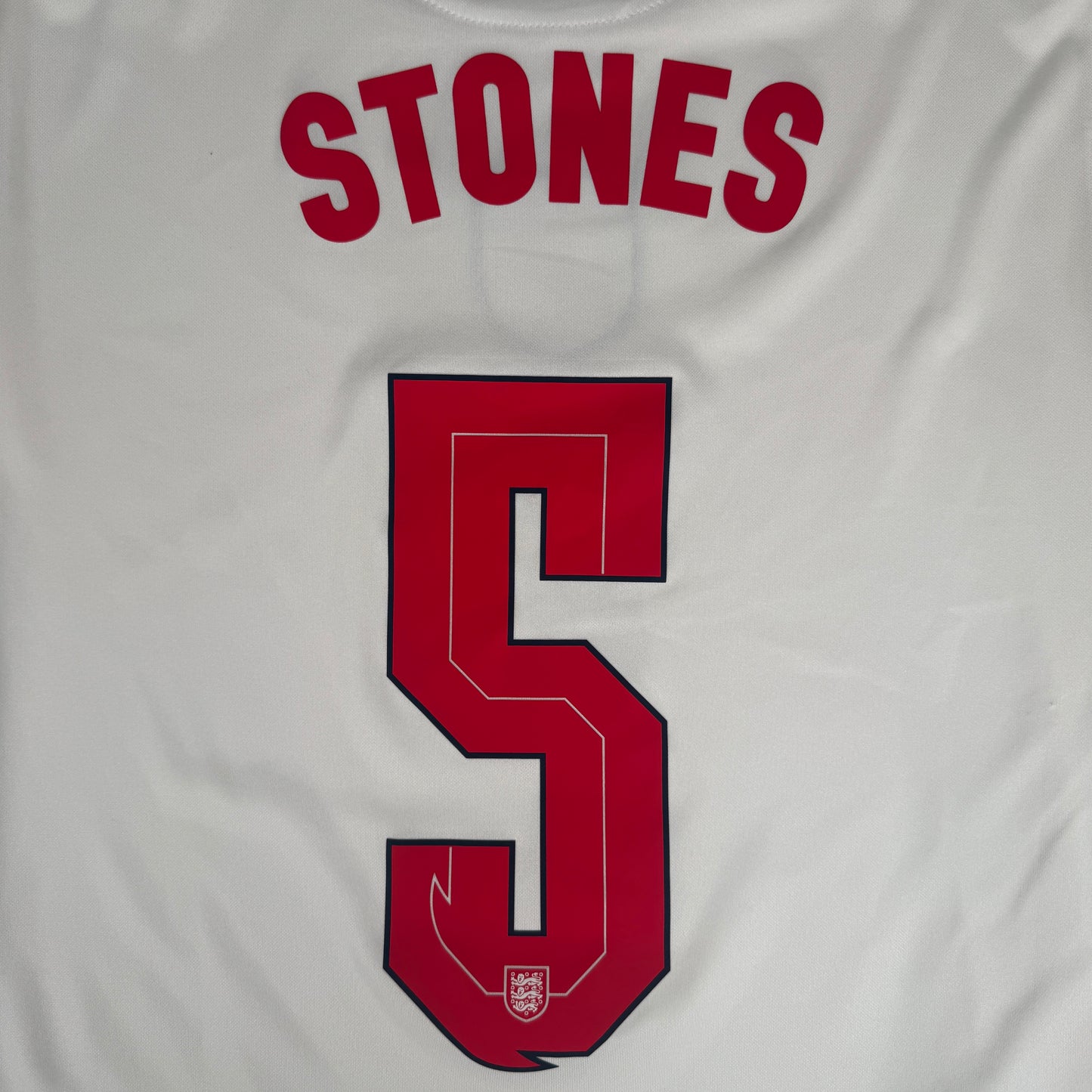 STONES 5 England 2020/2021/2022 Home Football Shirt XL – Football Shirt Kingdom