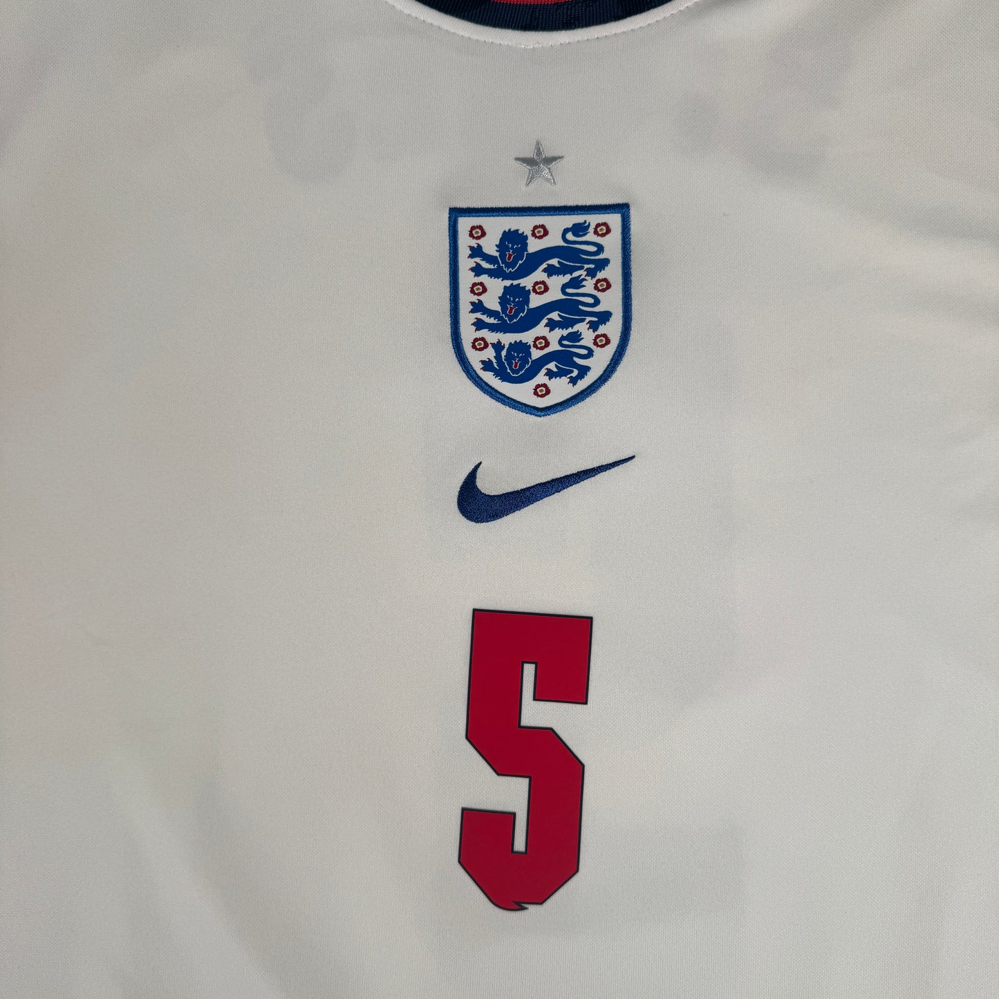 STONES 5 England 2020/2021/2022 Home Football Shirt XL – Football Shirt Kingdom