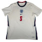 STONES 5 England 2020/2021/2022 Home Football Shirt XL – Football Shirt Kingdom